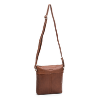 Crossbody-veske i skinn