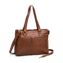 Tote bag 12,3” i skinn