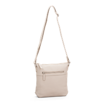 Crossbody-veske medium i skinn