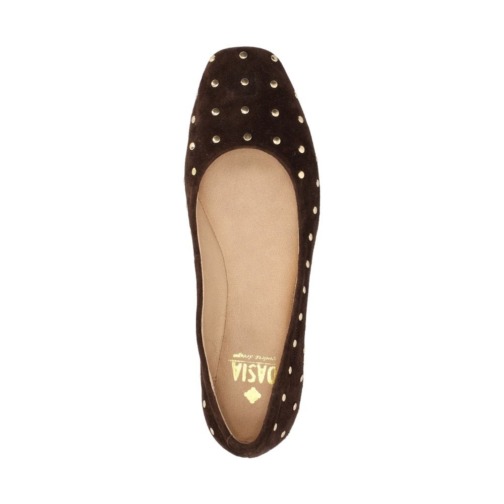 Clover Ballerina Studs Brown