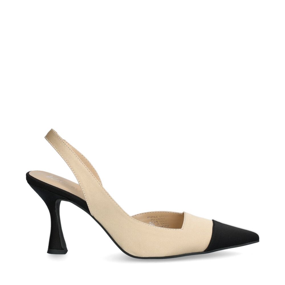 Fairford Slingback Pumps Beige