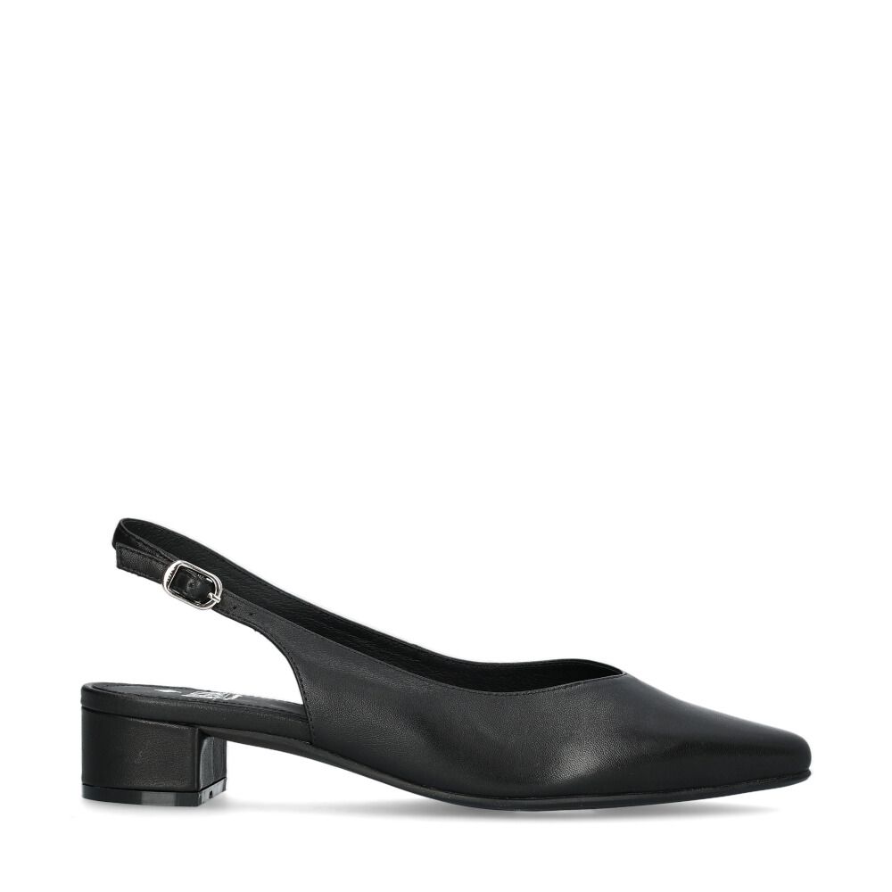 Verbena Pumps Slingback Svart
