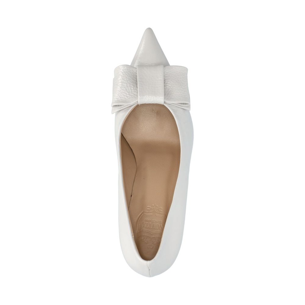 Novara Pumps Bow Gold Vit