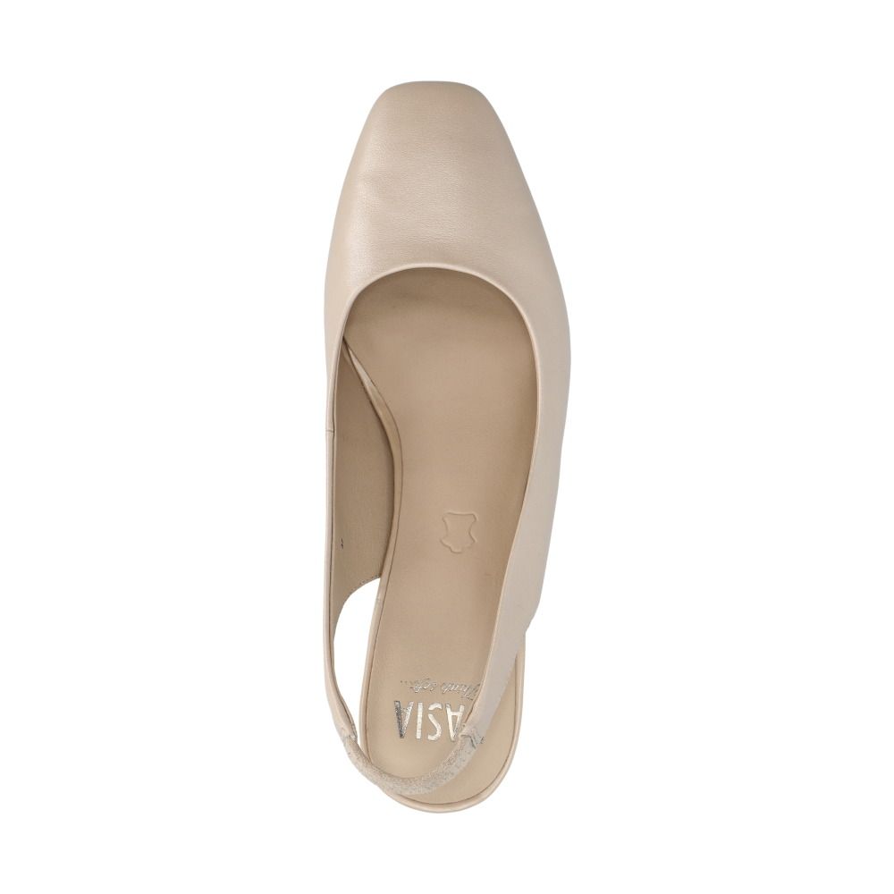 Nepeta Pumps Slingback Vid Offvit