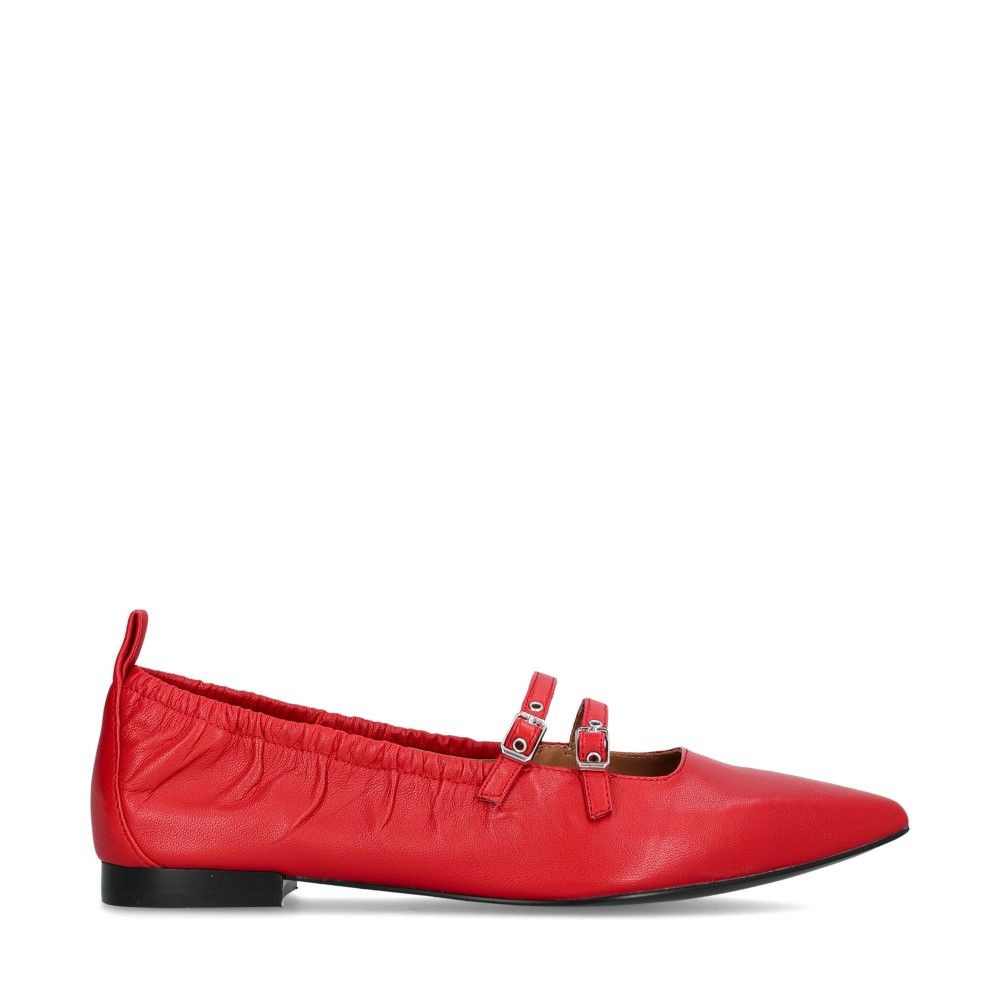 NEWD. Ballerinaskor Röd