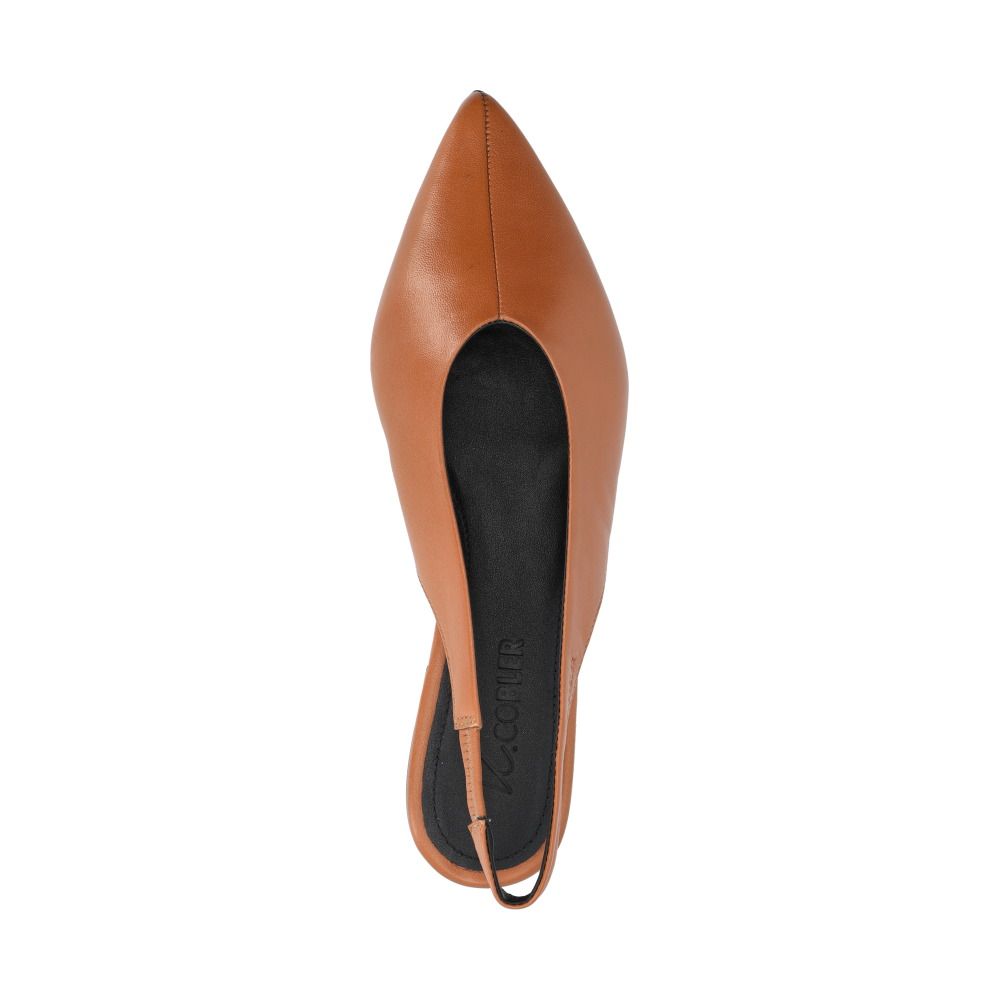 Paddington Ballerinaskor Cognac