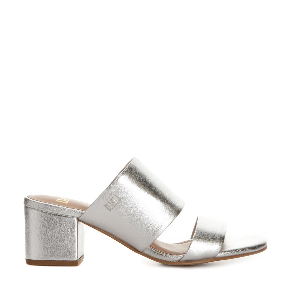 Ginger Sandaletter Slip-in Silver