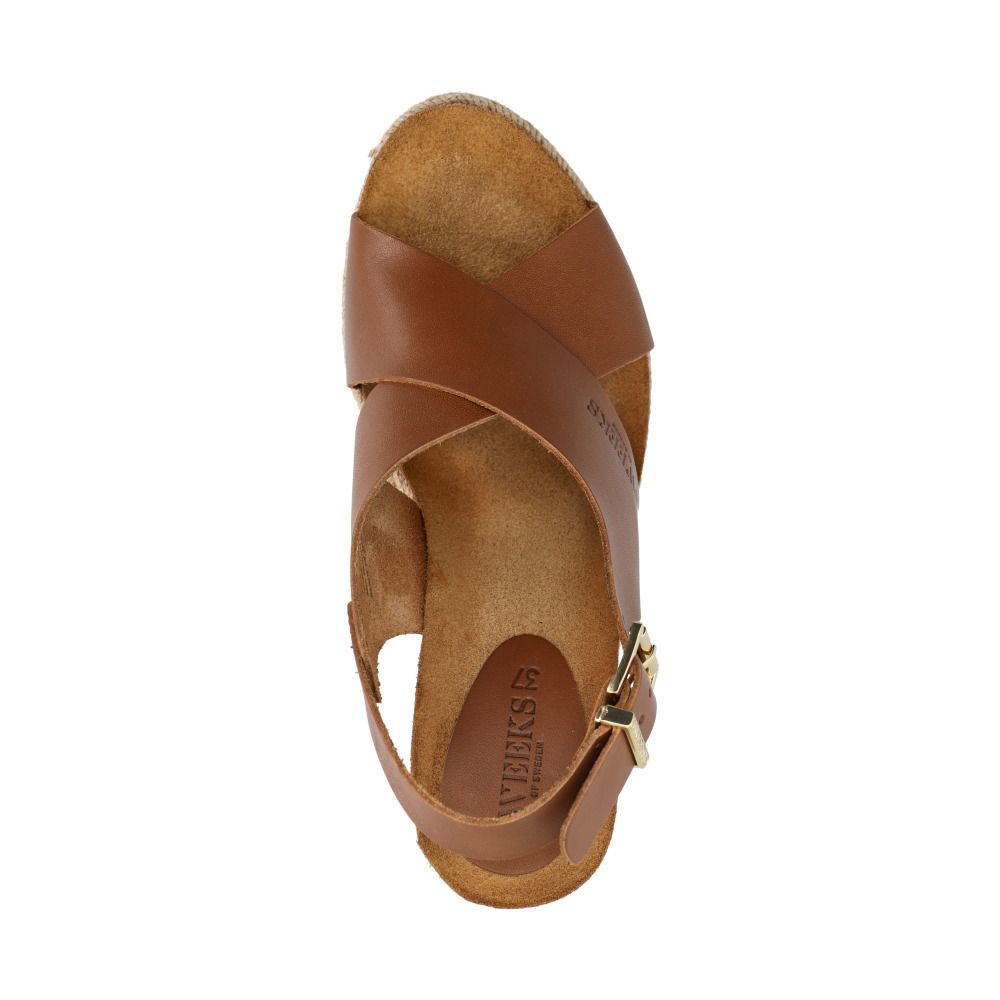 Olivia Sandaletter Kilklack Cognac