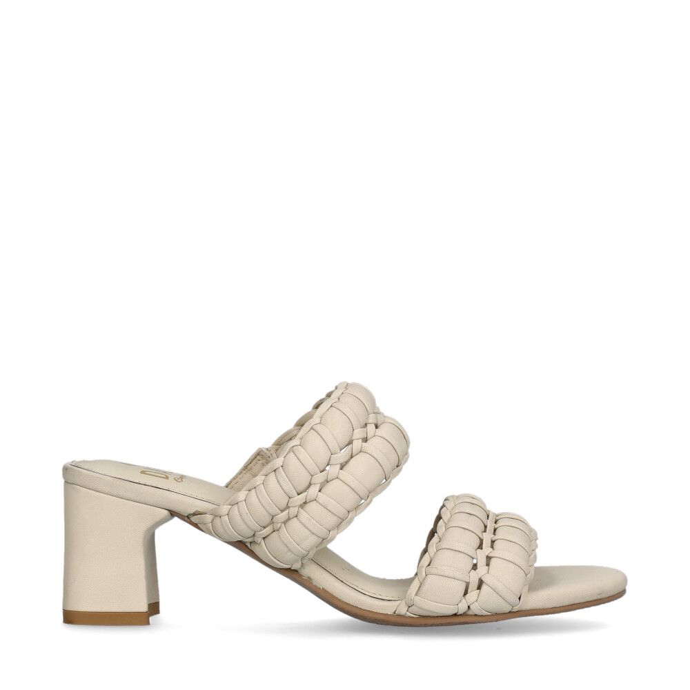 Ginger Sandaletter Flätad Offvit
