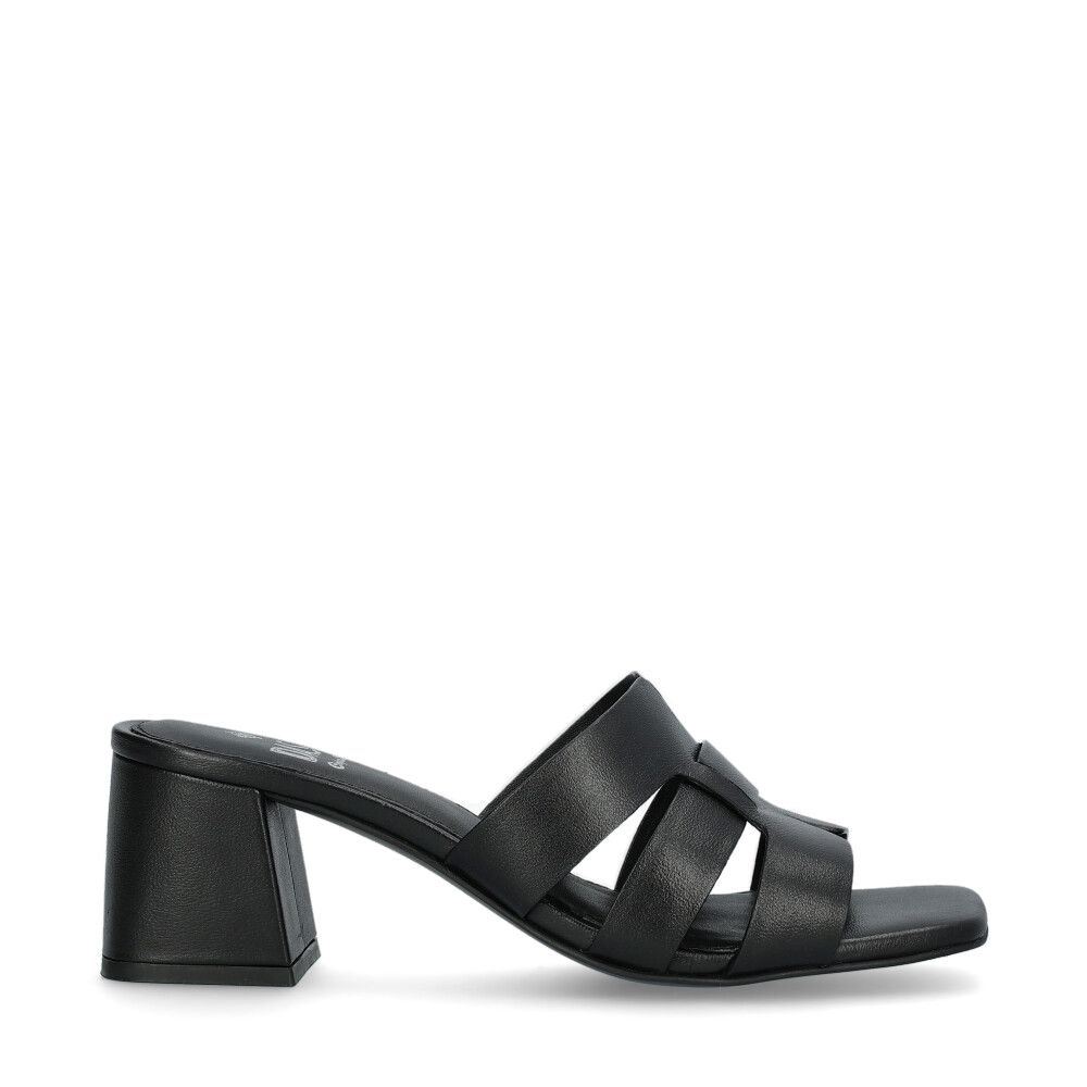 Abele Sandaletter Slip in Svart