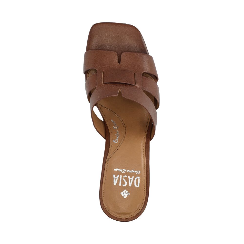 Abele Sandaletter Slip in Cognac