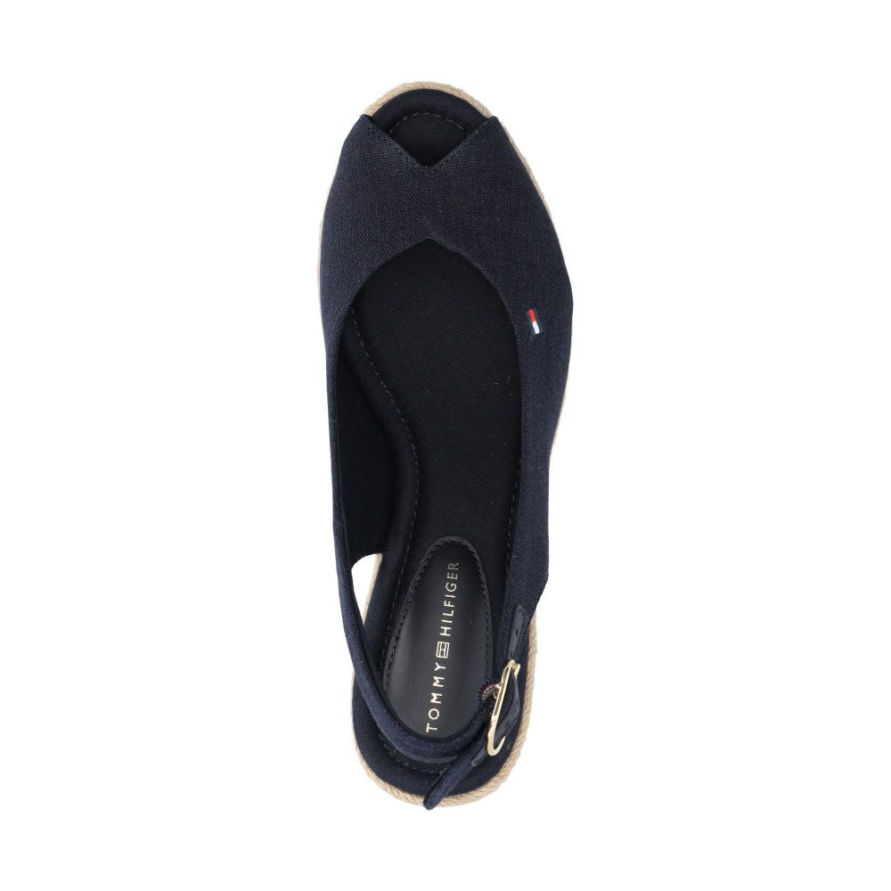 Mid Wedge Slingbacks Blå