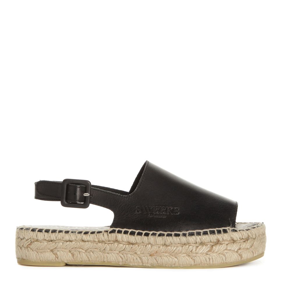 Violet Sandaler Espadrillos Svart