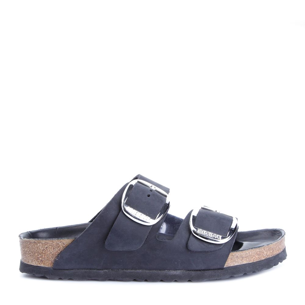 Arizona Big Buckle Nubuck Smal W Svart