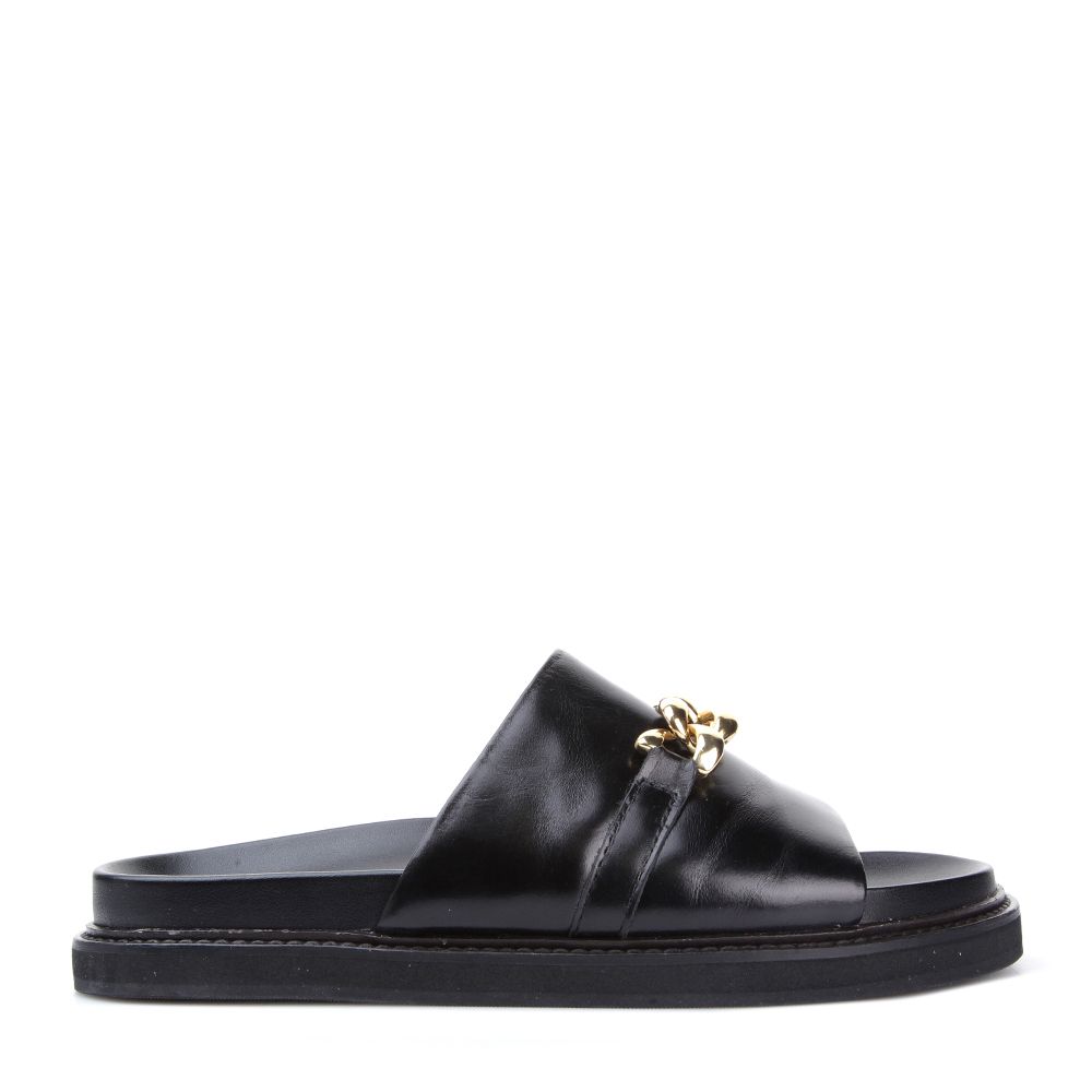 Amalfi Sandaler Kedja Svart