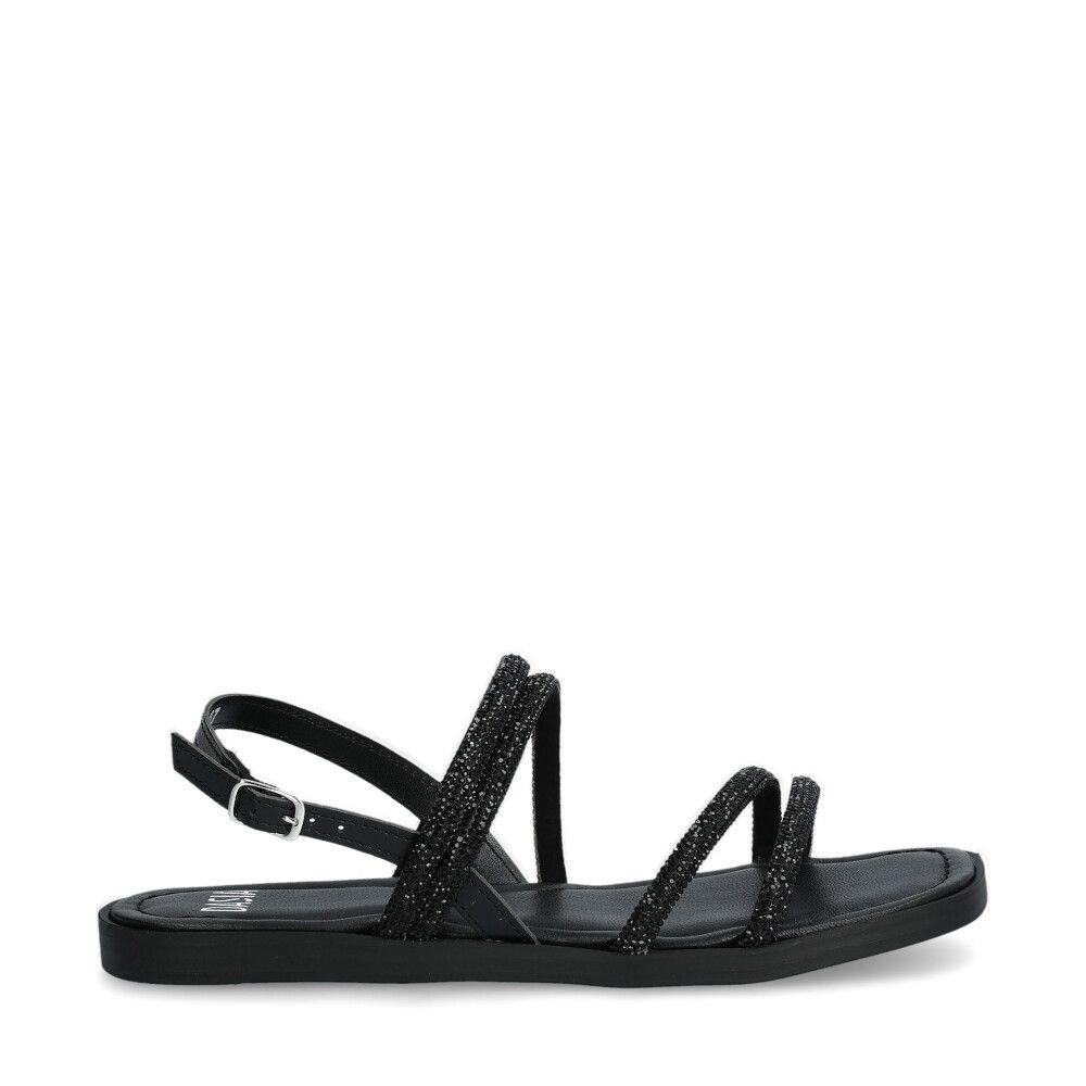 Siris Sandaler Glitter Svart