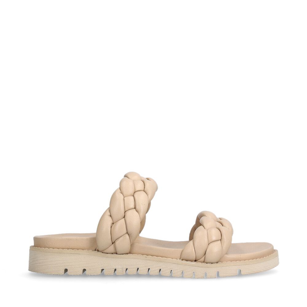 Coyo Sandaler Fläta ljus taupe