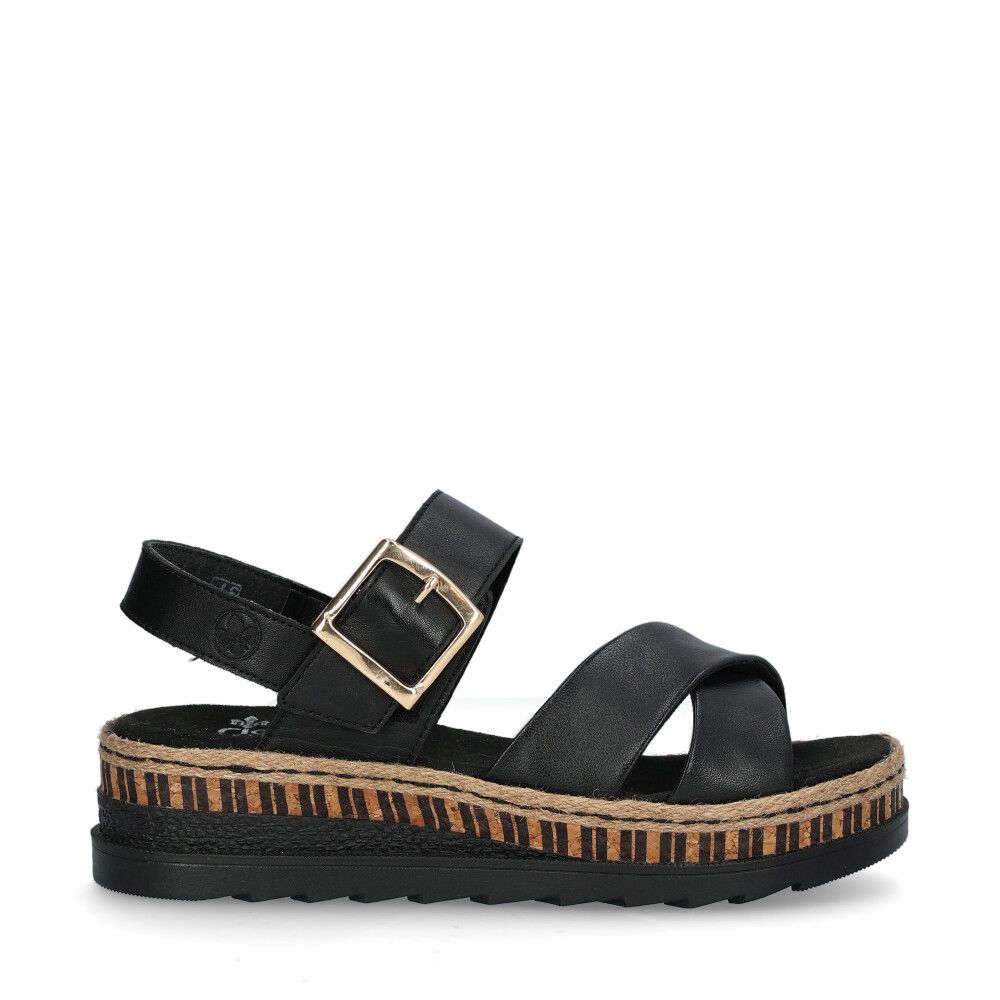 V7951-00 Sandaler Svart