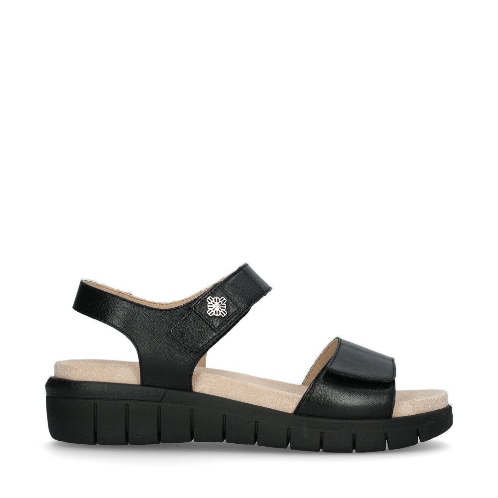 Myrtle Sandaler Bred läst Svart