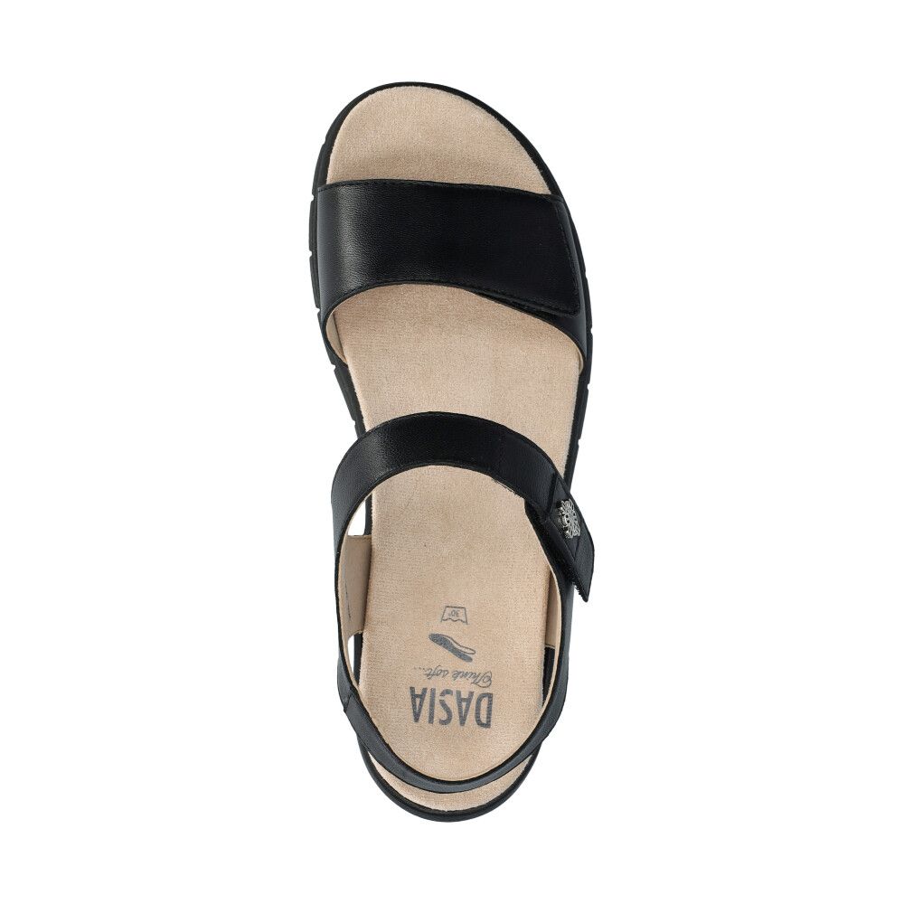 Myrtle Sandaler Bred läst Svart