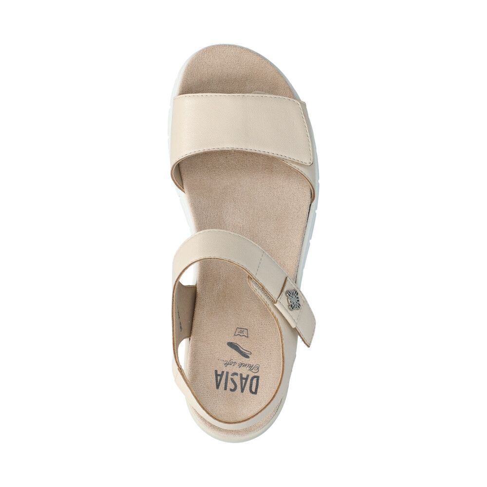 Myrtle Sandaler Bred läst Creme