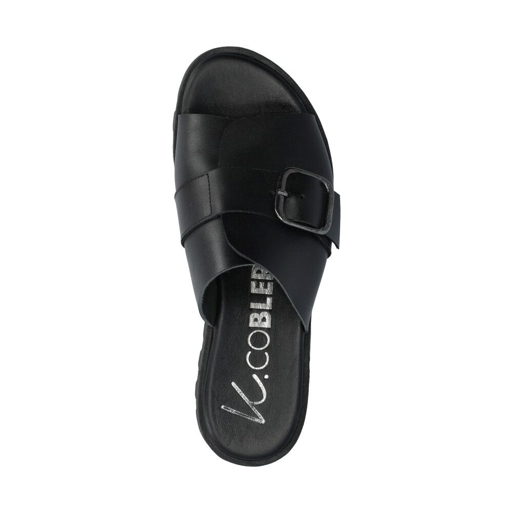 Juna Slip-in Sandaler Svart