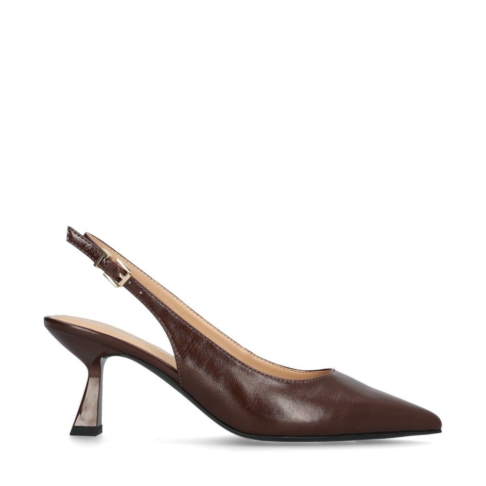 Alaia Slingback Mörkbrun