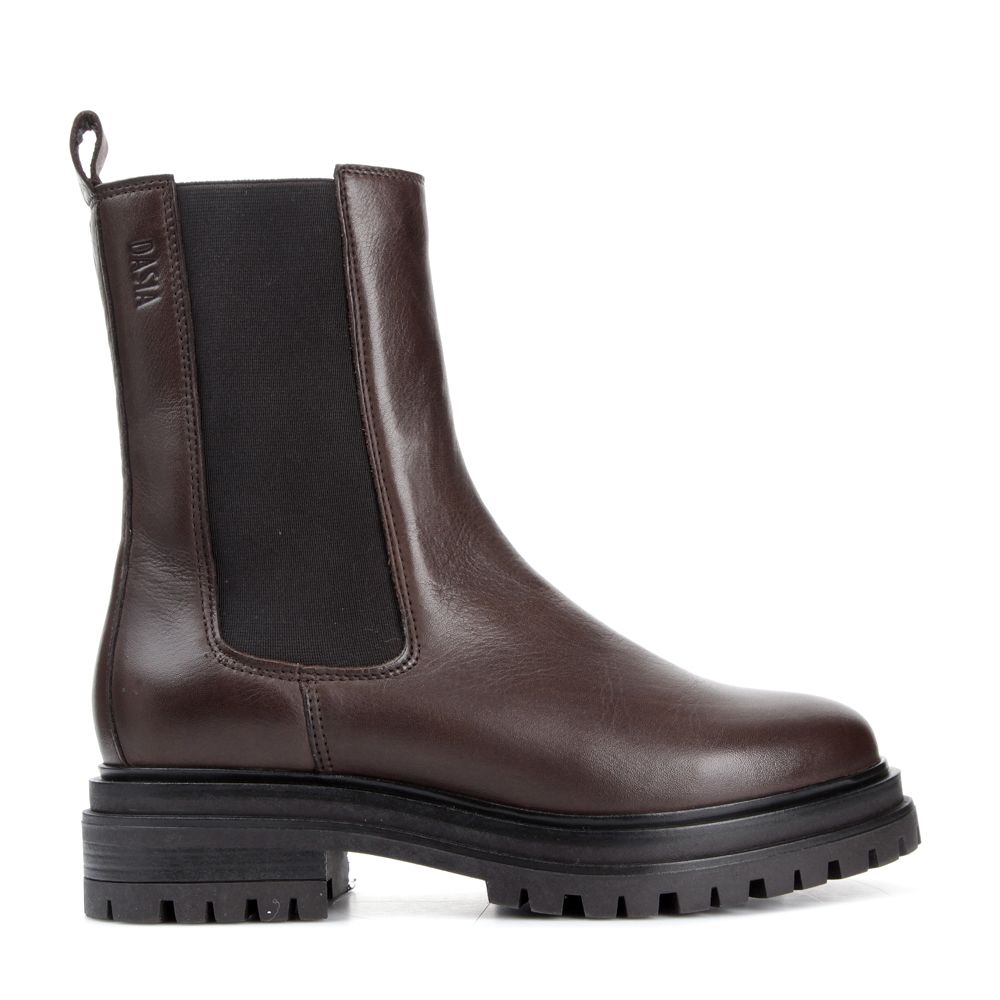 Cacao Boots Chelsea Brun
