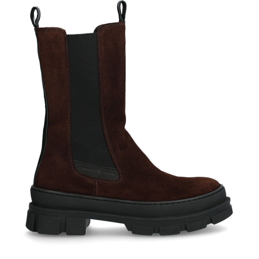 Mount Zoe Hi Chelseaboots Mörkbrun