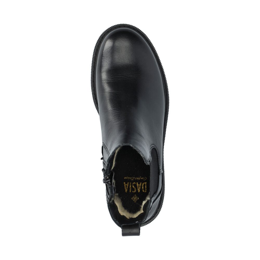 Almond Chelseaboots Varm Svart