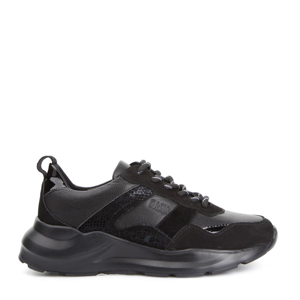 June Sneakers Chunky Svart