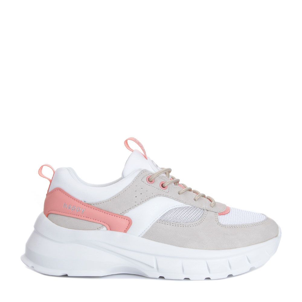 Diamond Chunky Sneakers Beige