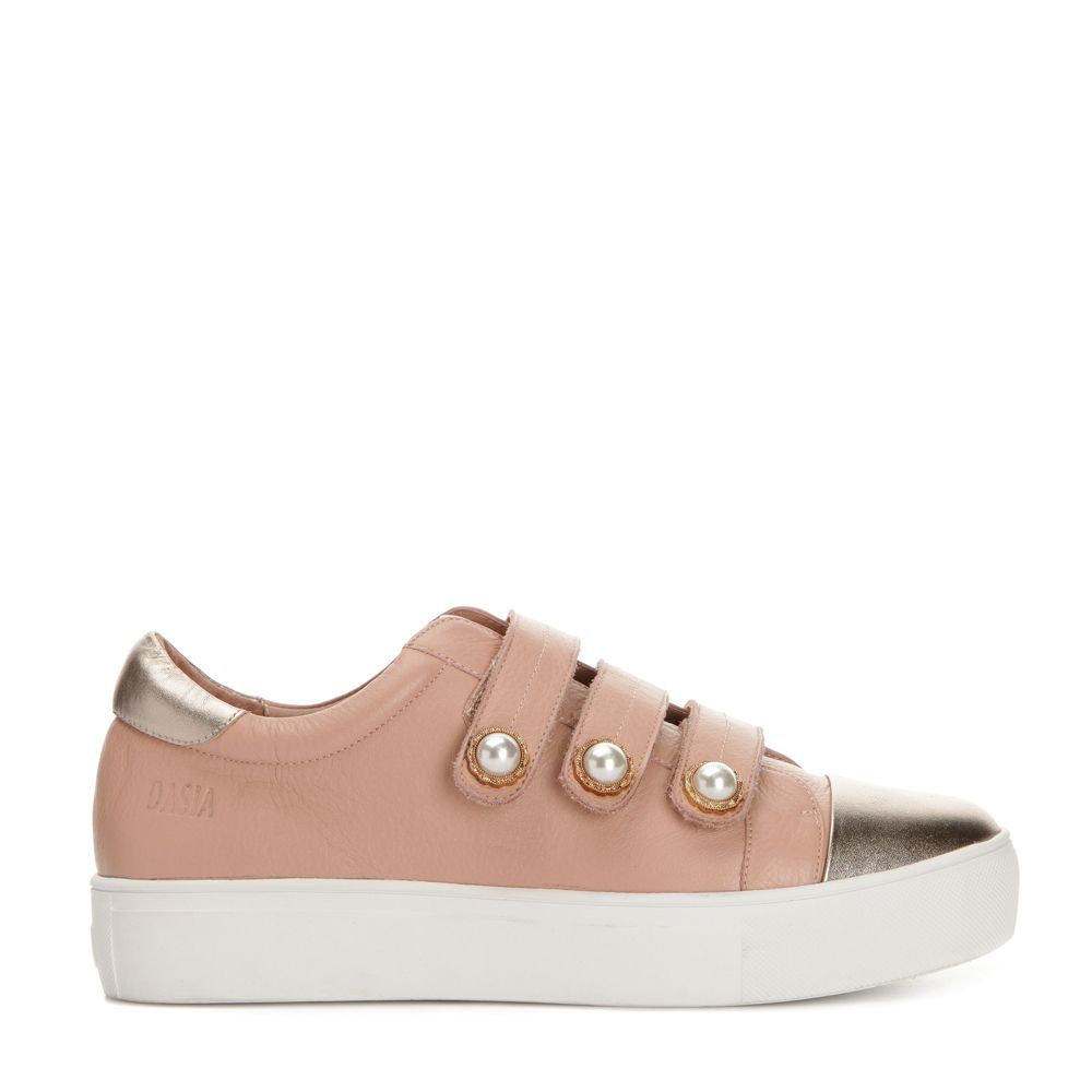 Starlily Sneakers Velcro Rosa