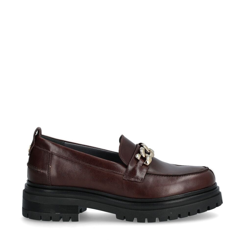 Ferentino Loafers Kedja Brun