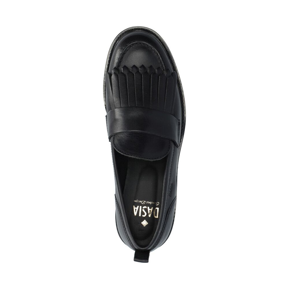 Aicha Loafers fransar Svart