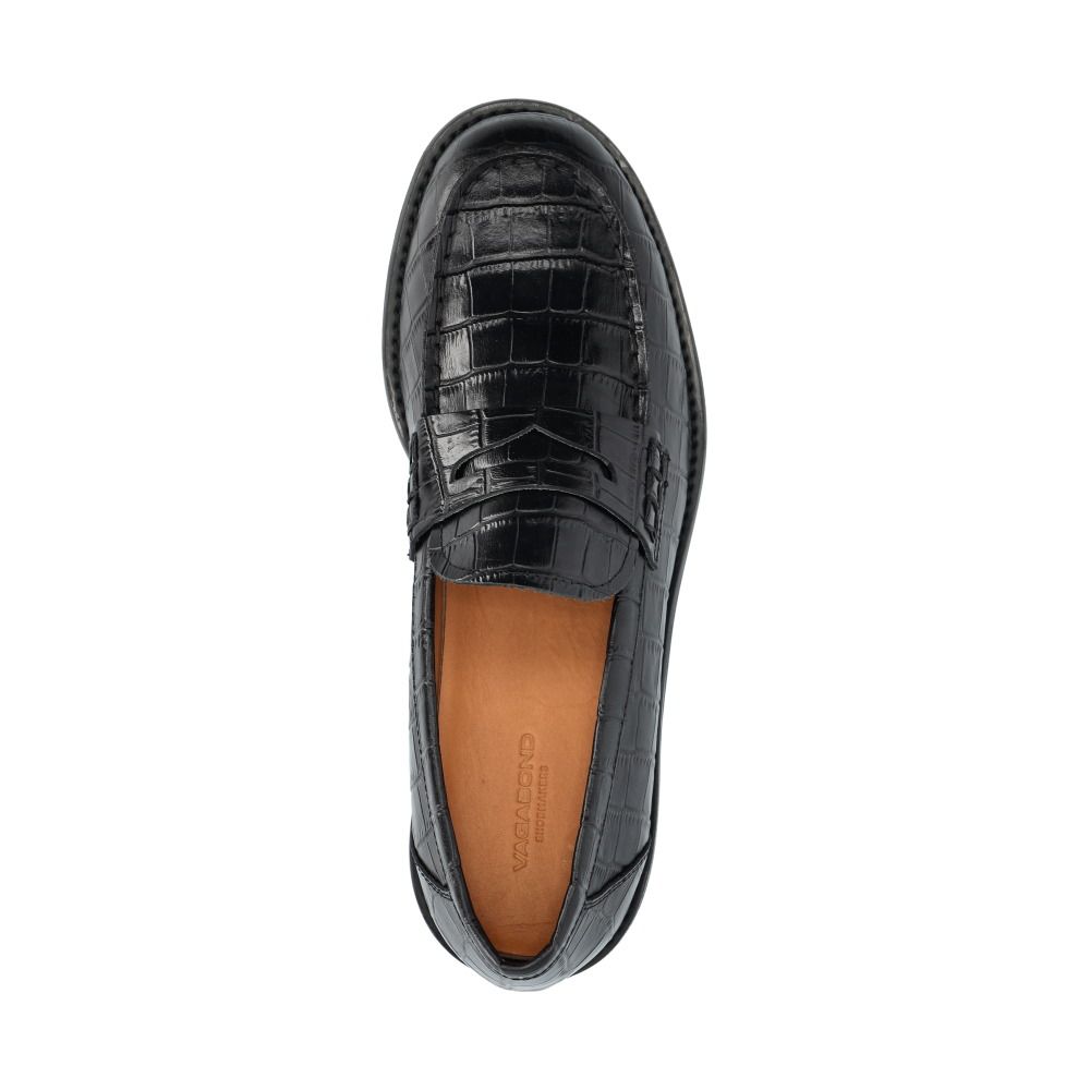 Linn Loafers Crocko Svart
