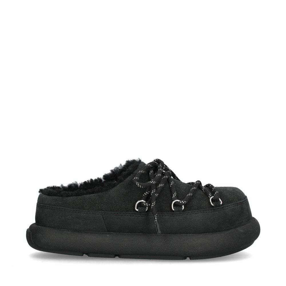 Monte Lace Slipper Svart