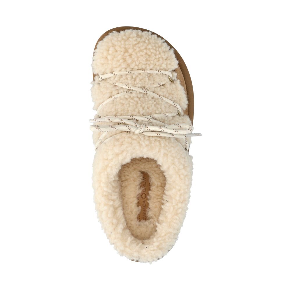 Monte Lace Slipper Natur Beige