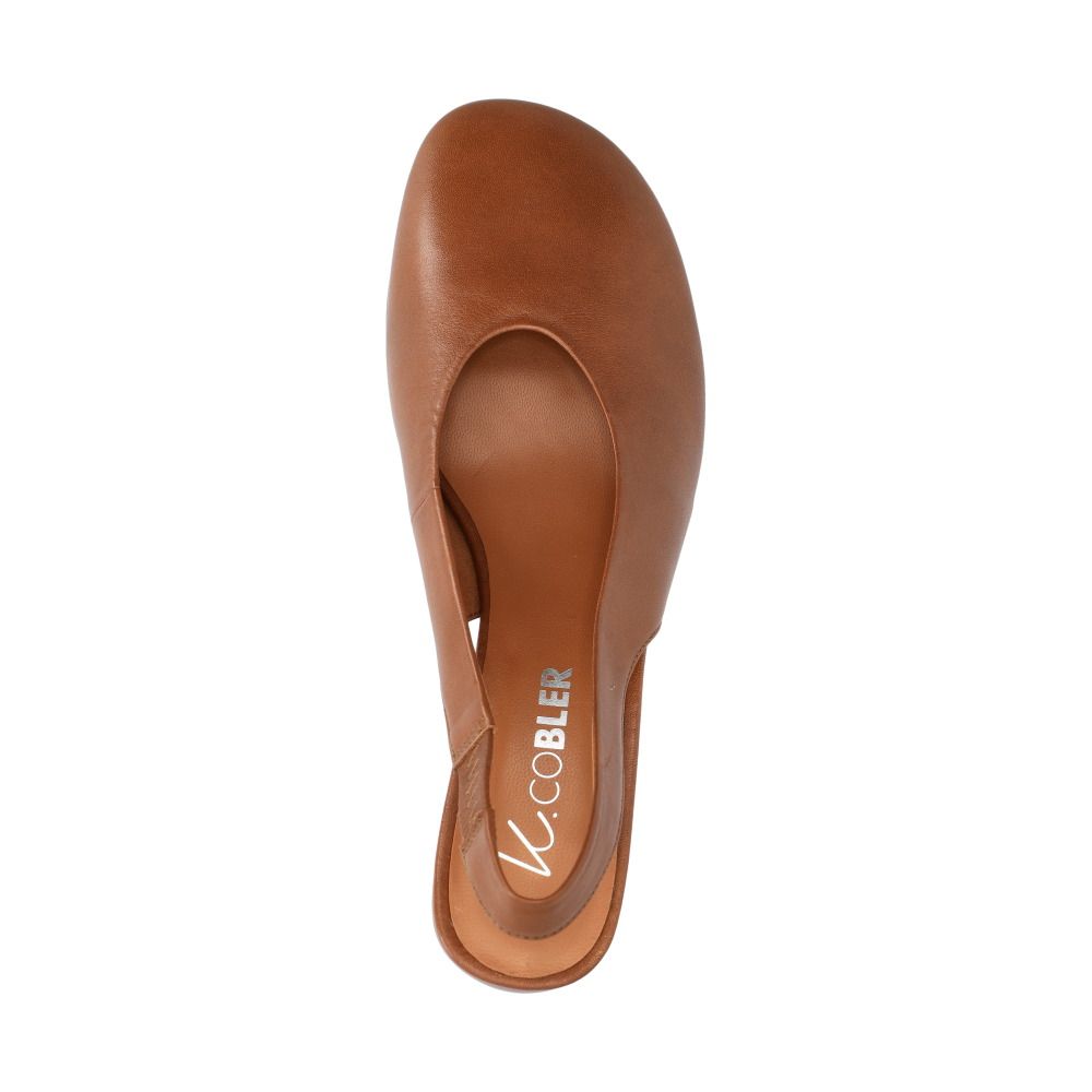 Craven Slingback Pumps Cognac