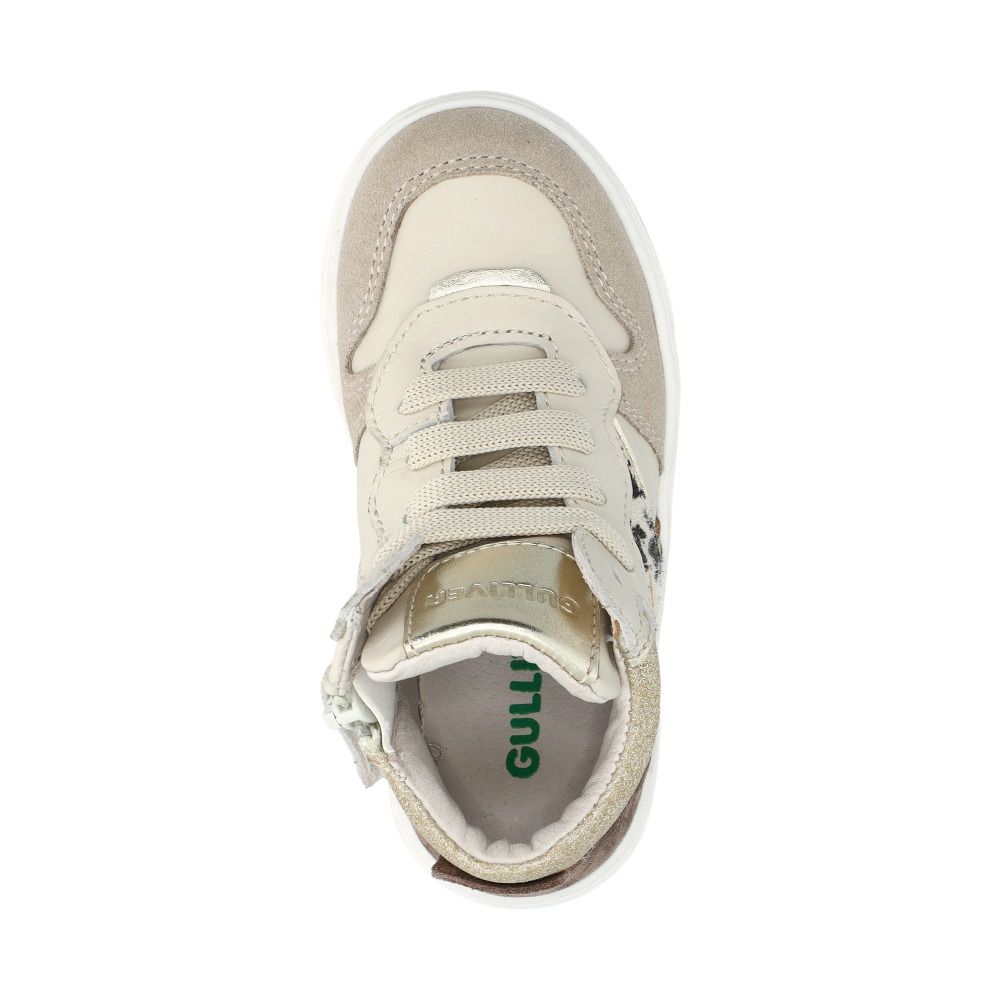 Creme/leo/guld Sneakers Creme/leo/guld