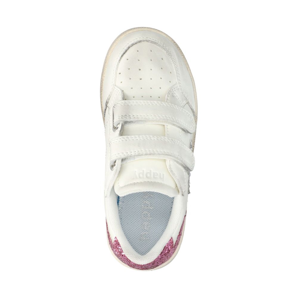 Frisky glitter Sneakers Vit/Fuchsia