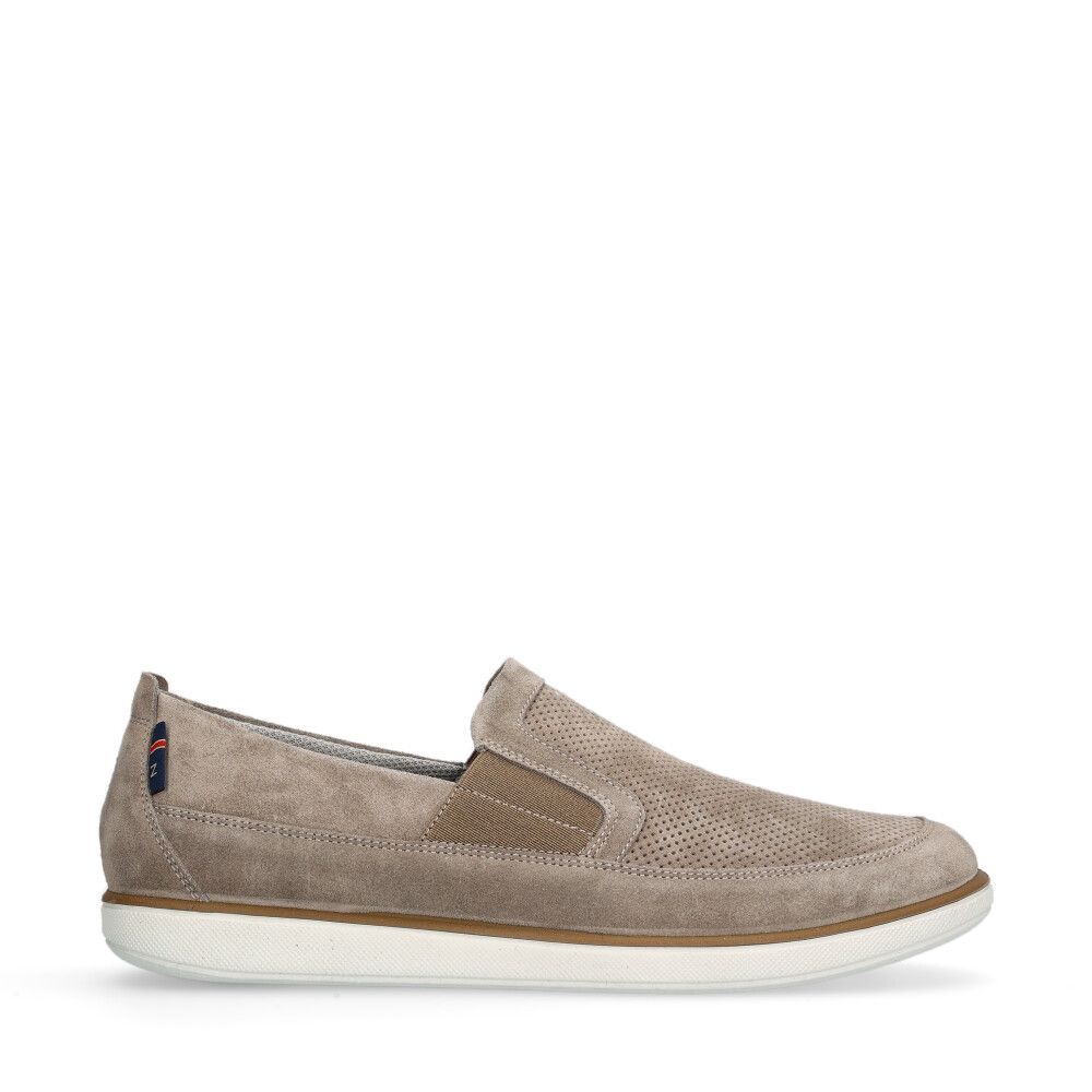Nicolas Lågskor Slip-on Beige
