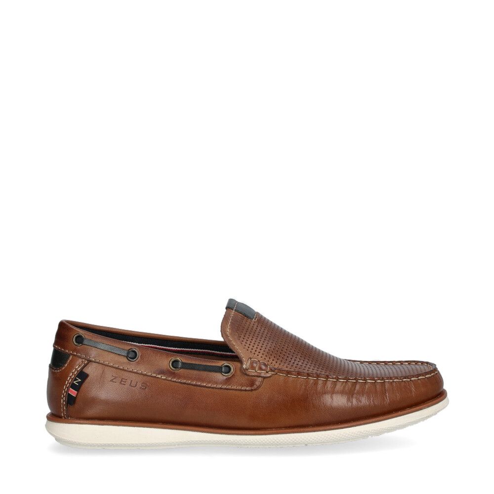 Krios Loafers Skinn Cognac