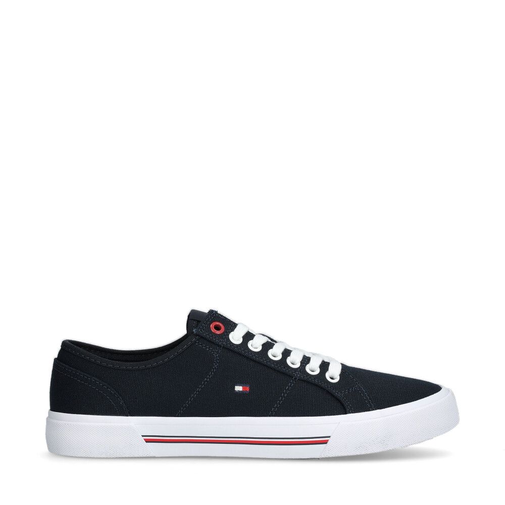 Essential Canvas Sneakers Blå