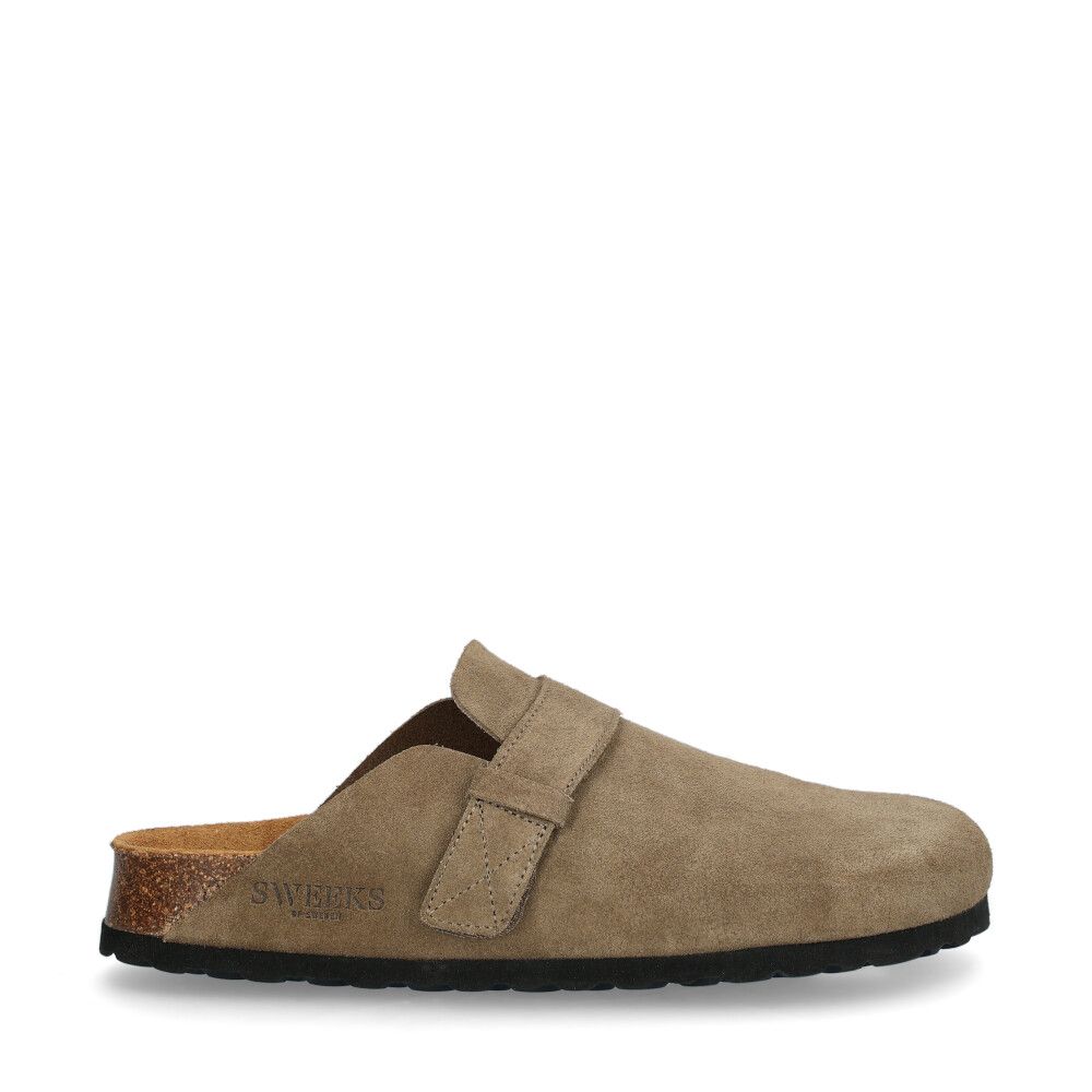 Anton Slip-in Sandaler Taupe