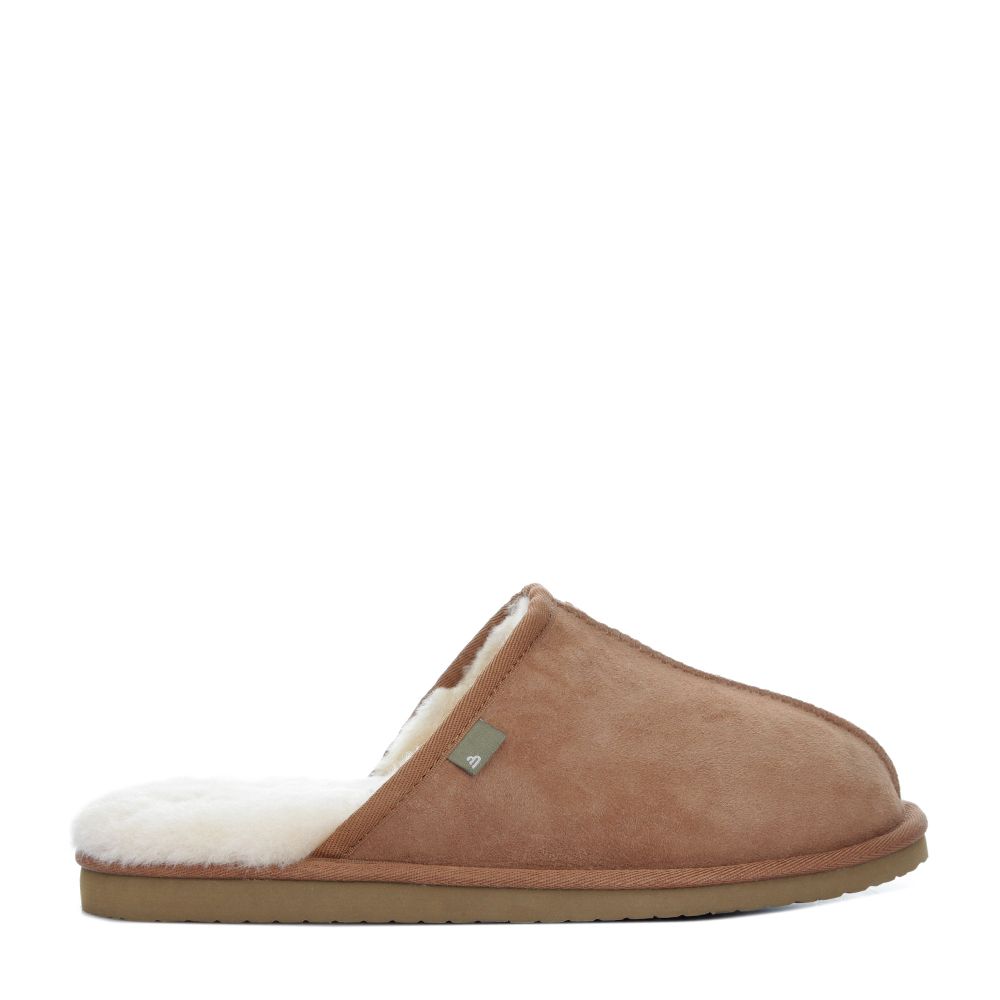 258-001 Tofflor Slip-On kastanj