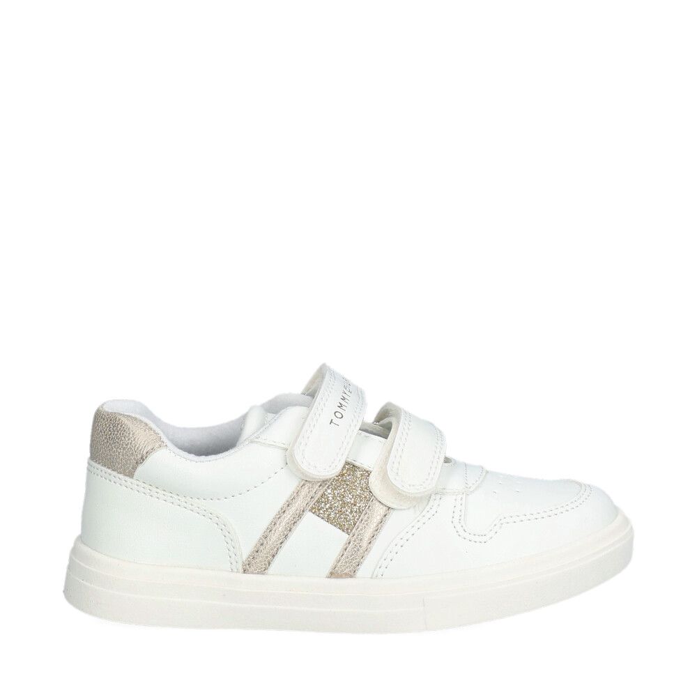Flag Low Cut Sneakers Vit
