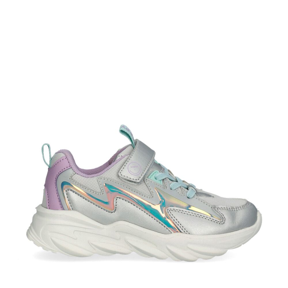 Curious Sneakers Kids Silver