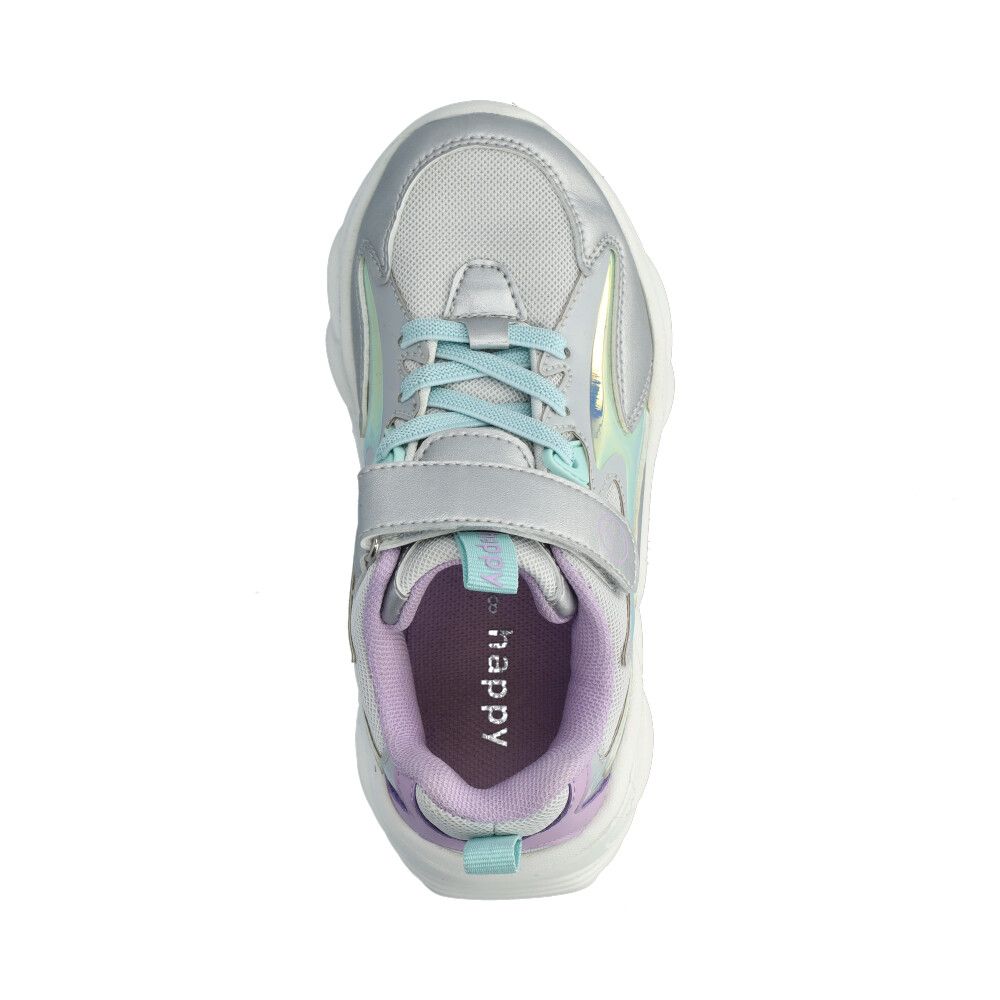 Curious Sneakers Kids Silver