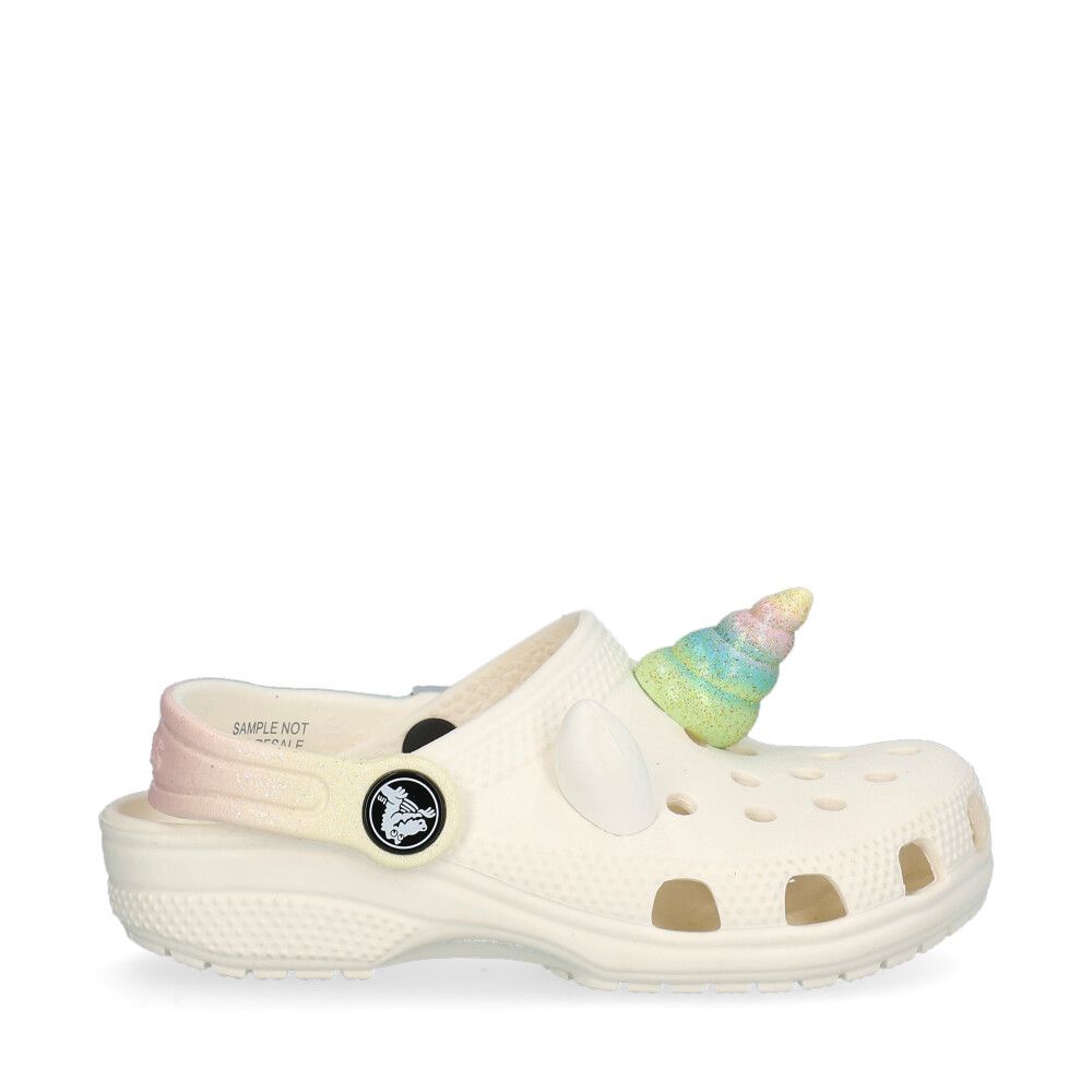 Classic Spikes Crocs Vit